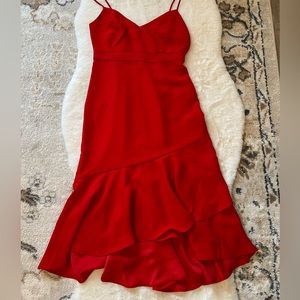 Women’s Red Midi Dress